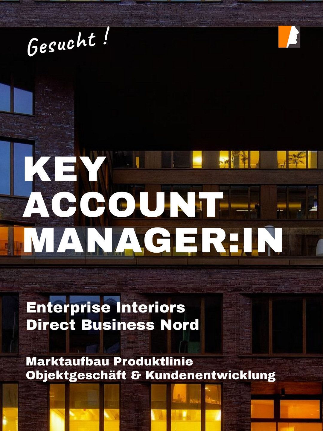 Key Account Manager Interior Design – Stellenangebot Region Norddeutschland